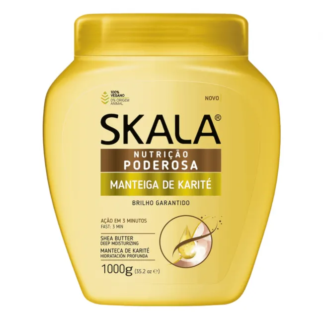 Creme De Tratamento Condicionador Skala Manteiga De Karité Nutrição Poderosa 1Kg