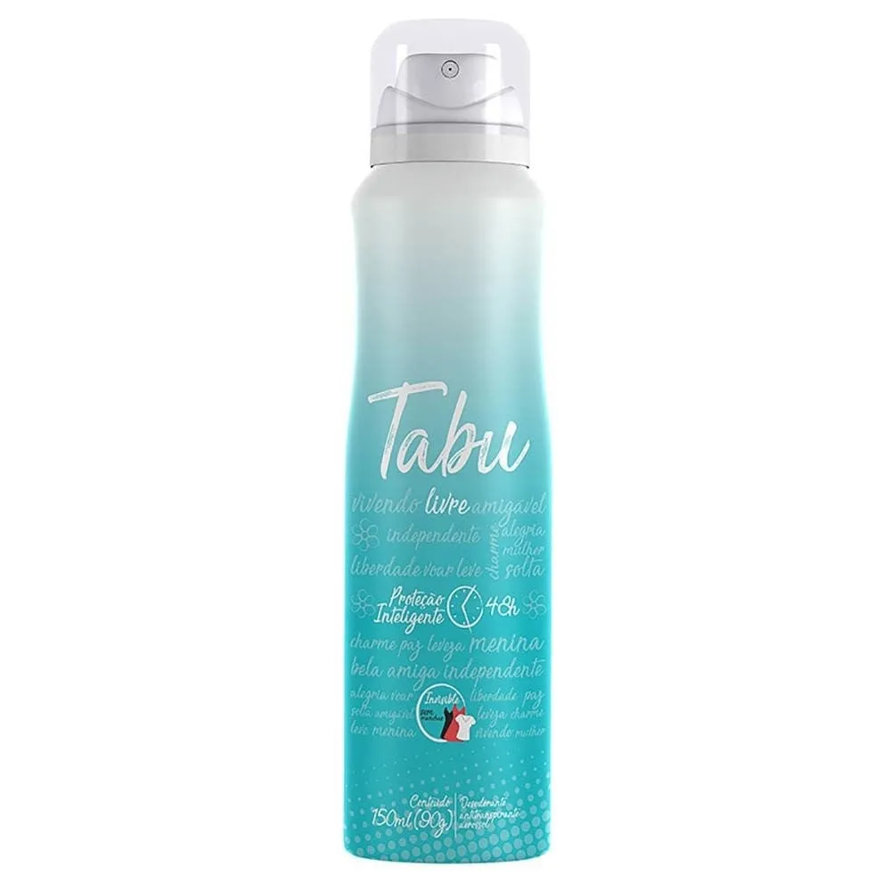 Desodorante Tabu Aerosol 150ml Feminino Livre
