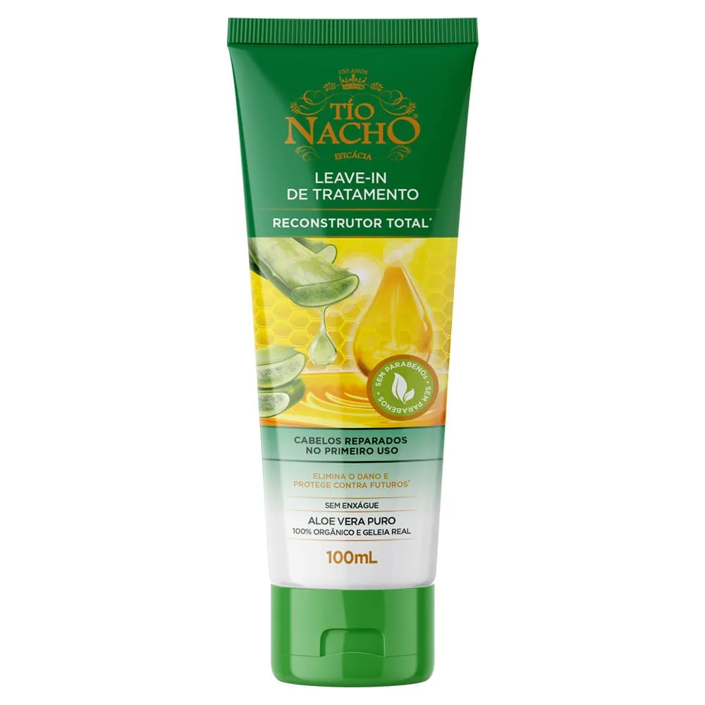 Leave-in Tío Nacho Reconstrutor Total Aloe Vera 100ml