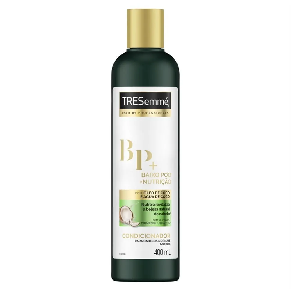 Condicionador TRESemmé Baixo Poo +Nutrição 400ml