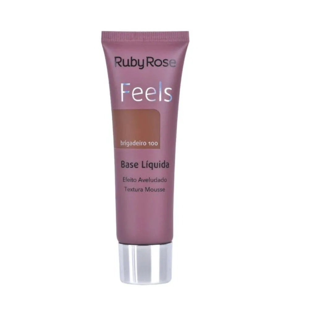 Base Facial Líquida Feels Ruby Rose Brigadeiro 100