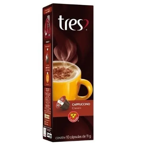 Cápsulas Três Cappuccino