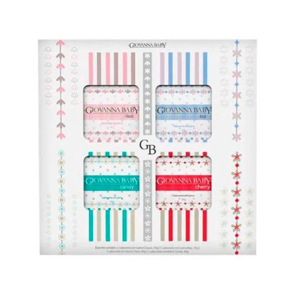 Kit Giovanna Baby Sabonete Em Barra Moments