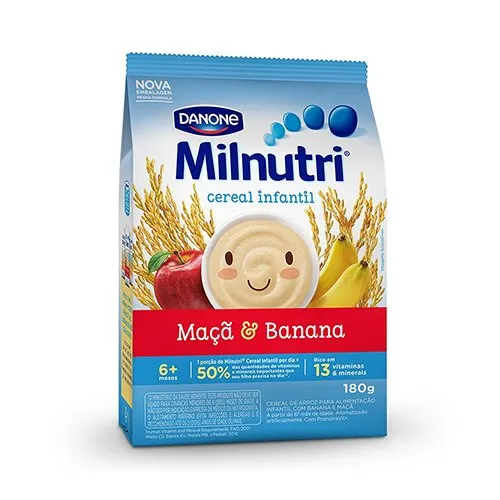 Cereal Arroz Banana & Maçã 180g