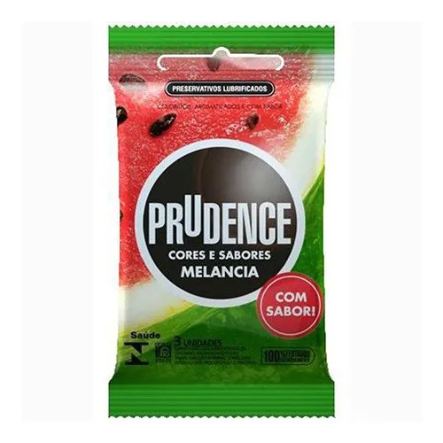 Preservativo Prudence Melancia 3 Unidades