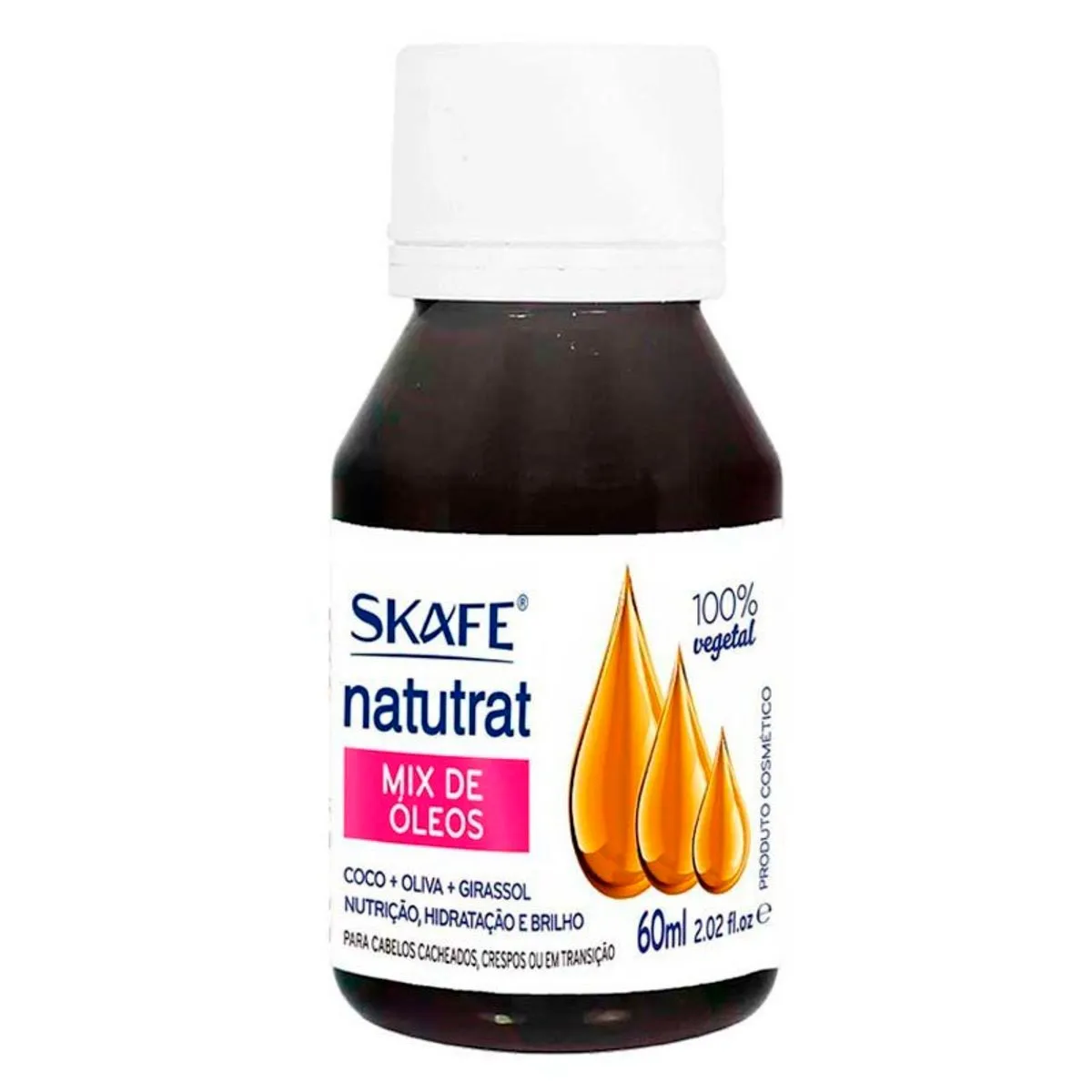 Mix de Óleo Coco Olivia Girassol Natutrat 60ml