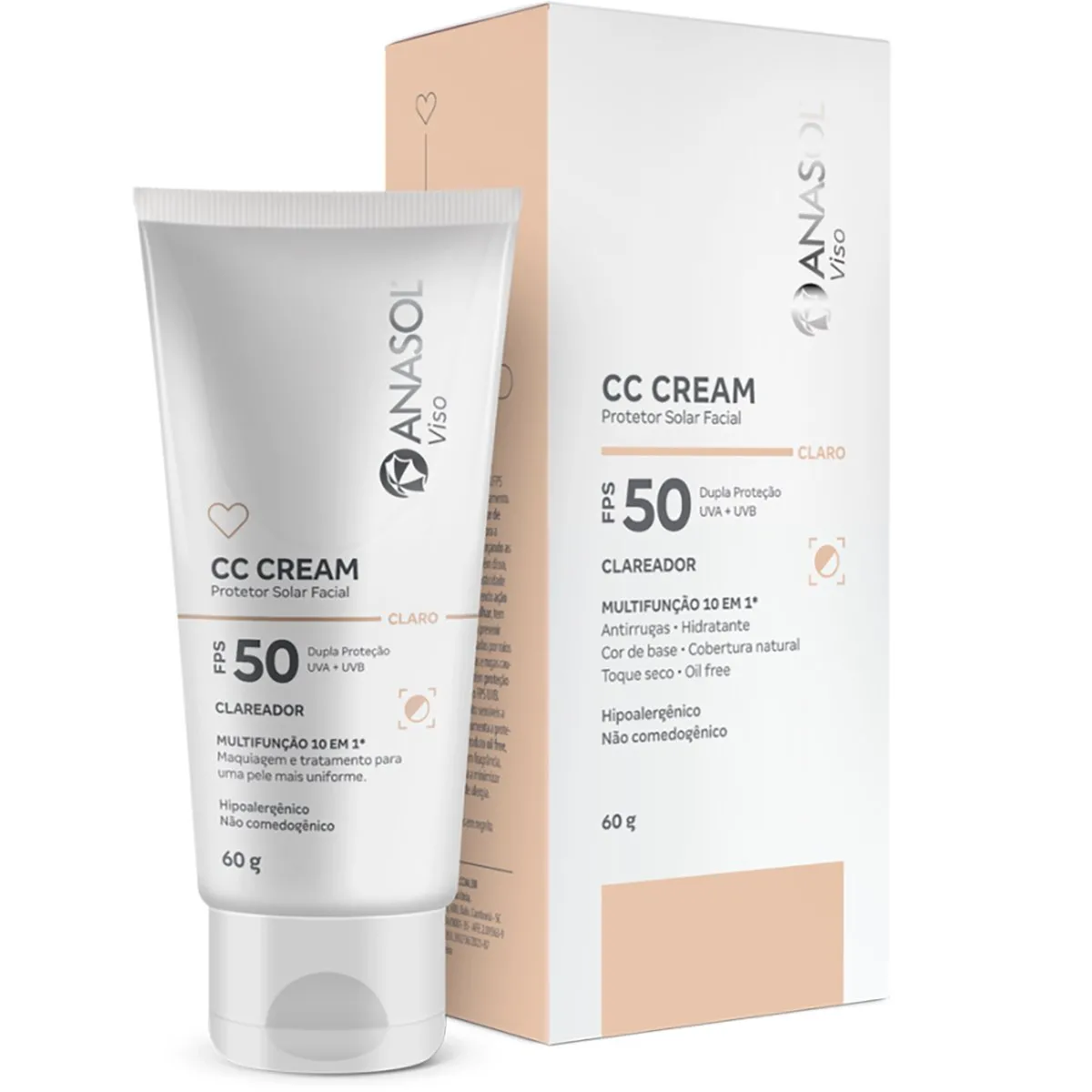 CC Cream Facial Anasol FPS 50 60g