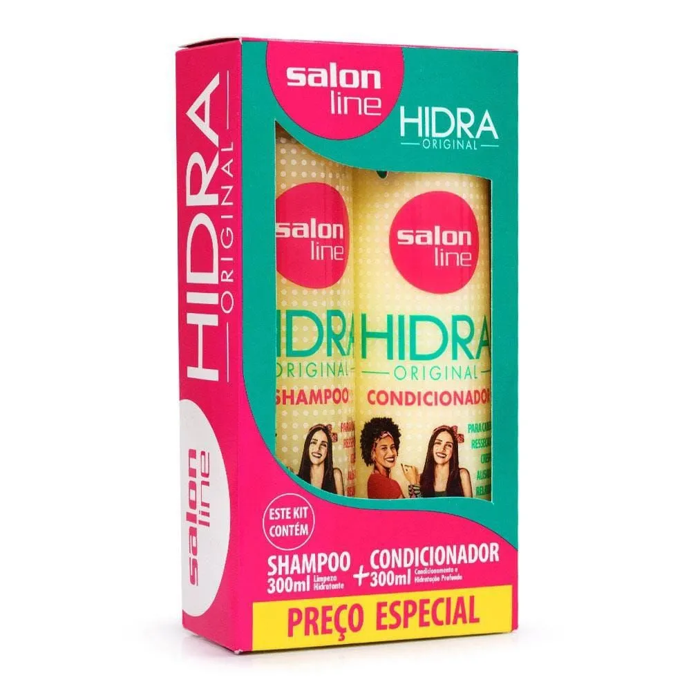 Kit Shampoo e Condicionador Salon Line Hidra D-Pantenol e Mix de Vitaminas 300ml