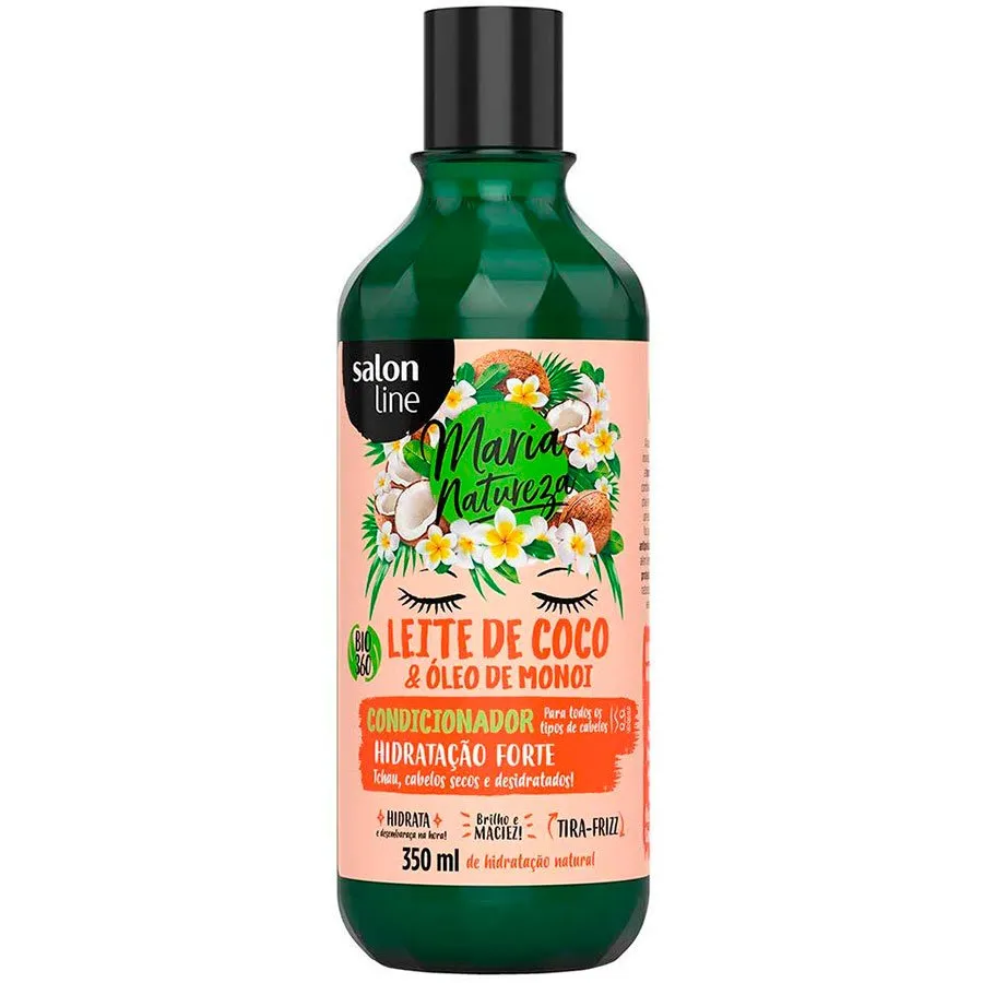 Condicionador Leite De Coco Hidratação Maria Natureza 350ml