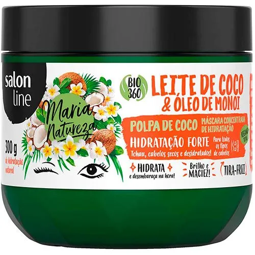 Máscara Leite de Coco Hidratação Maria Natureza 300gr