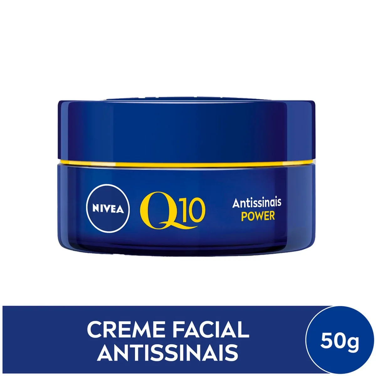 Creme Facial Antissinais Noite Nivea Q10 Plus 50g