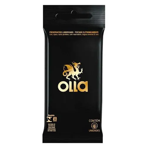 Preservativo Olla Lubrificado 6 Unidades