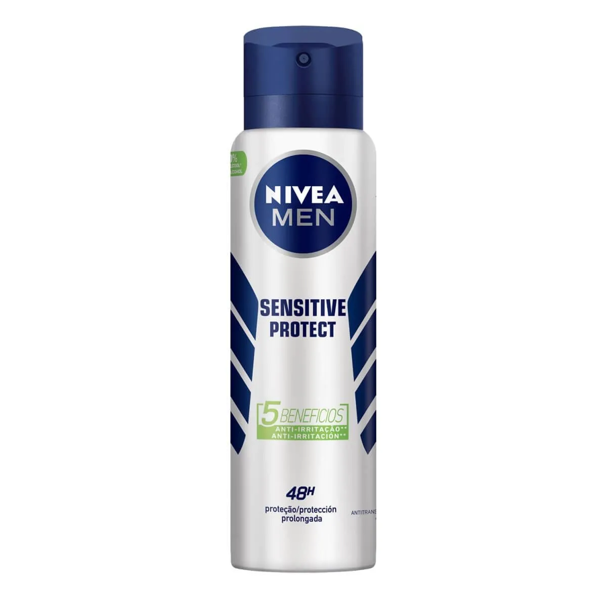Desodorante Aerosol Nivea Sensitive Protect Men sem Alcool 48h 94g