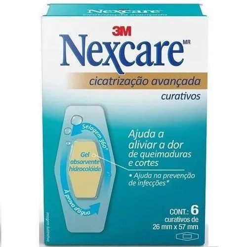 Curativo Nexcare Cicatrizacao Avançada C/6