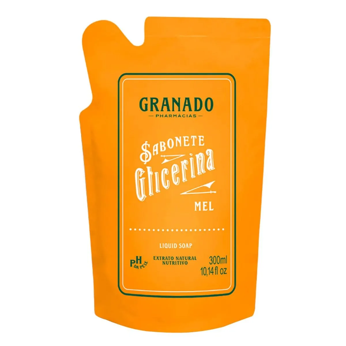 Refil Sabonete Líquido Glicerina Mel Granado 300ml