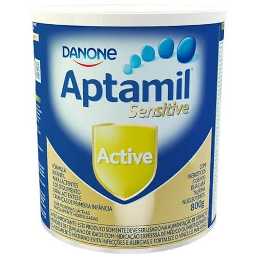 Fórmula Aptamil Sensitive Active Infantil Danone 800g