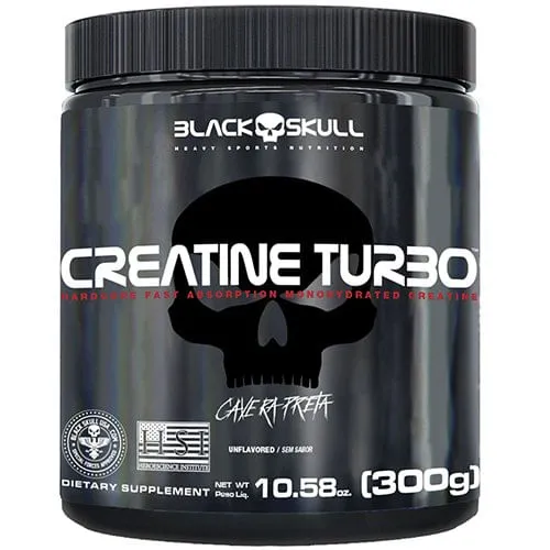 Creatine Turbo Black Skull Pote 300g