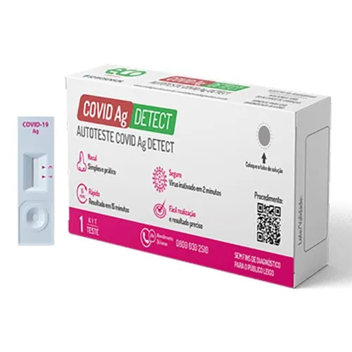 Autoteste COVID Ag Detect 01 Unidade