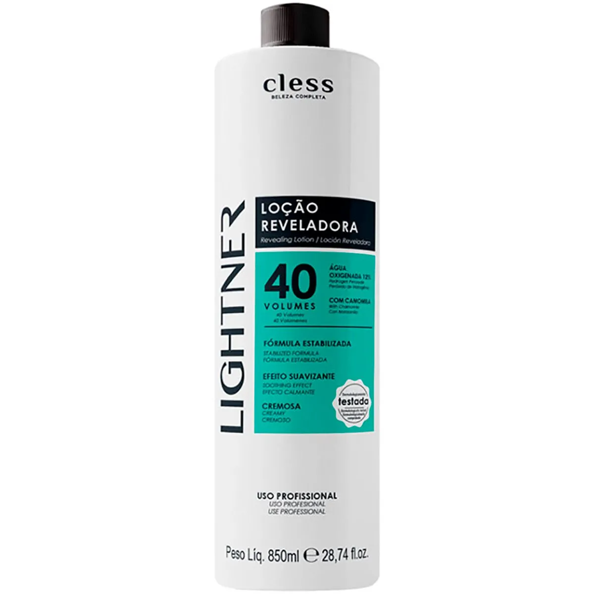 Água Oxigenada Cless Lightner 40 volumes 850ml