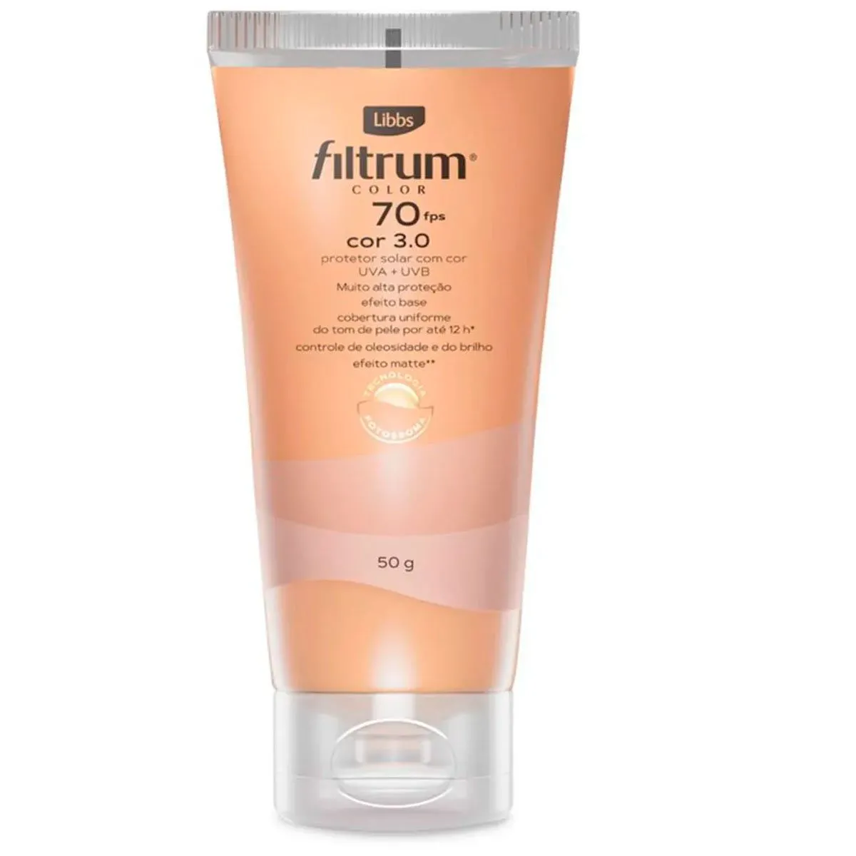 Protetor Solar Filtrum Libbs Color FPS70 Cor 3.0 50g