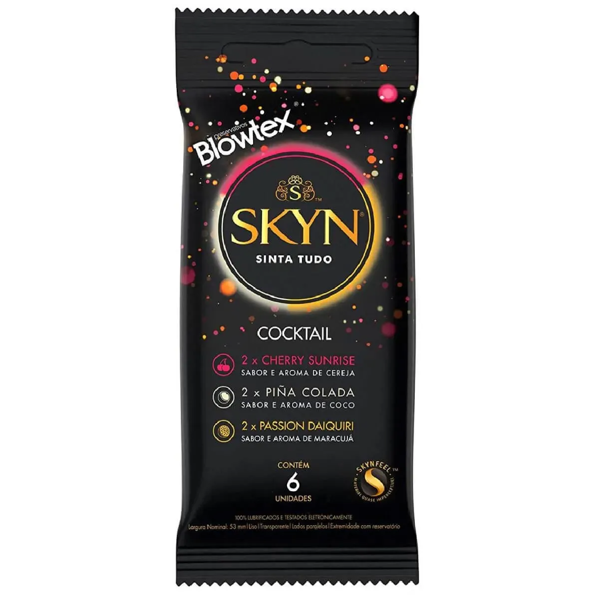 Preservativo Blowtex Skyn Cocktail 6 Unidades