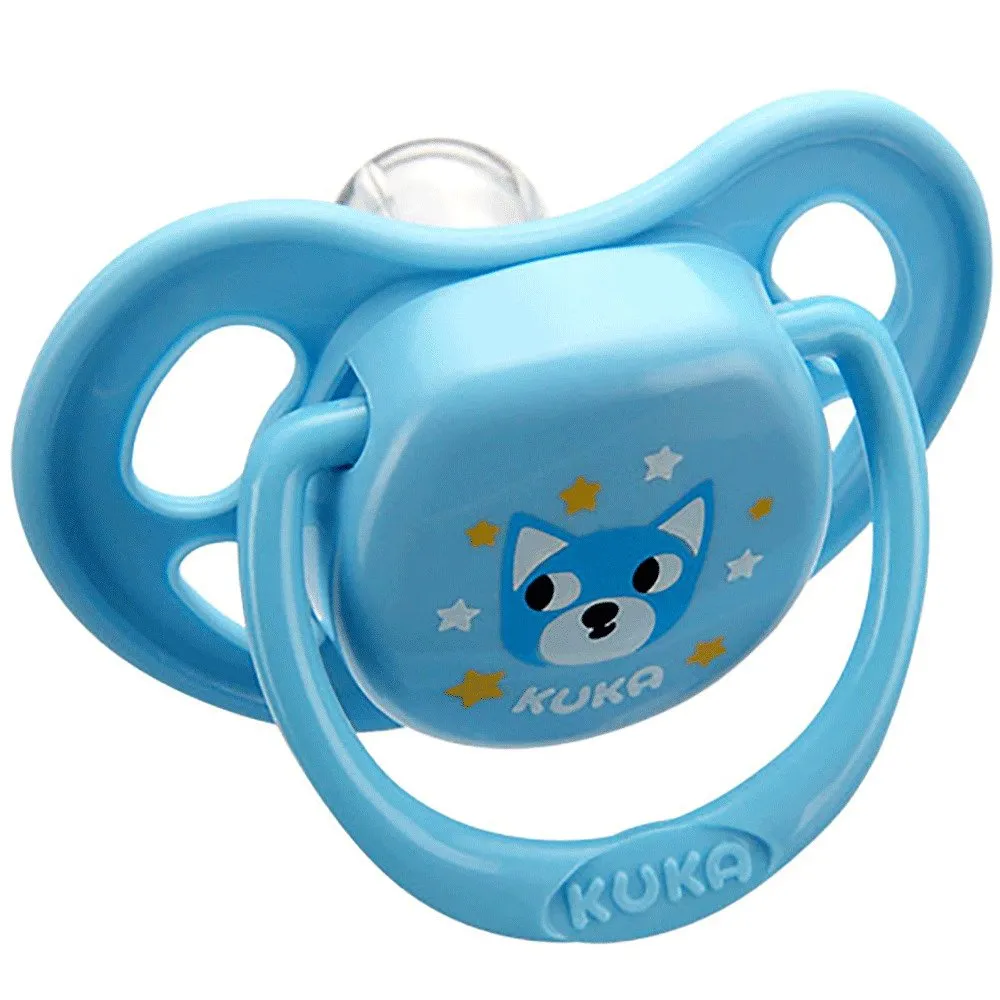 Chupeta Kuka Smart Bico Redendo Tam 1 Azul