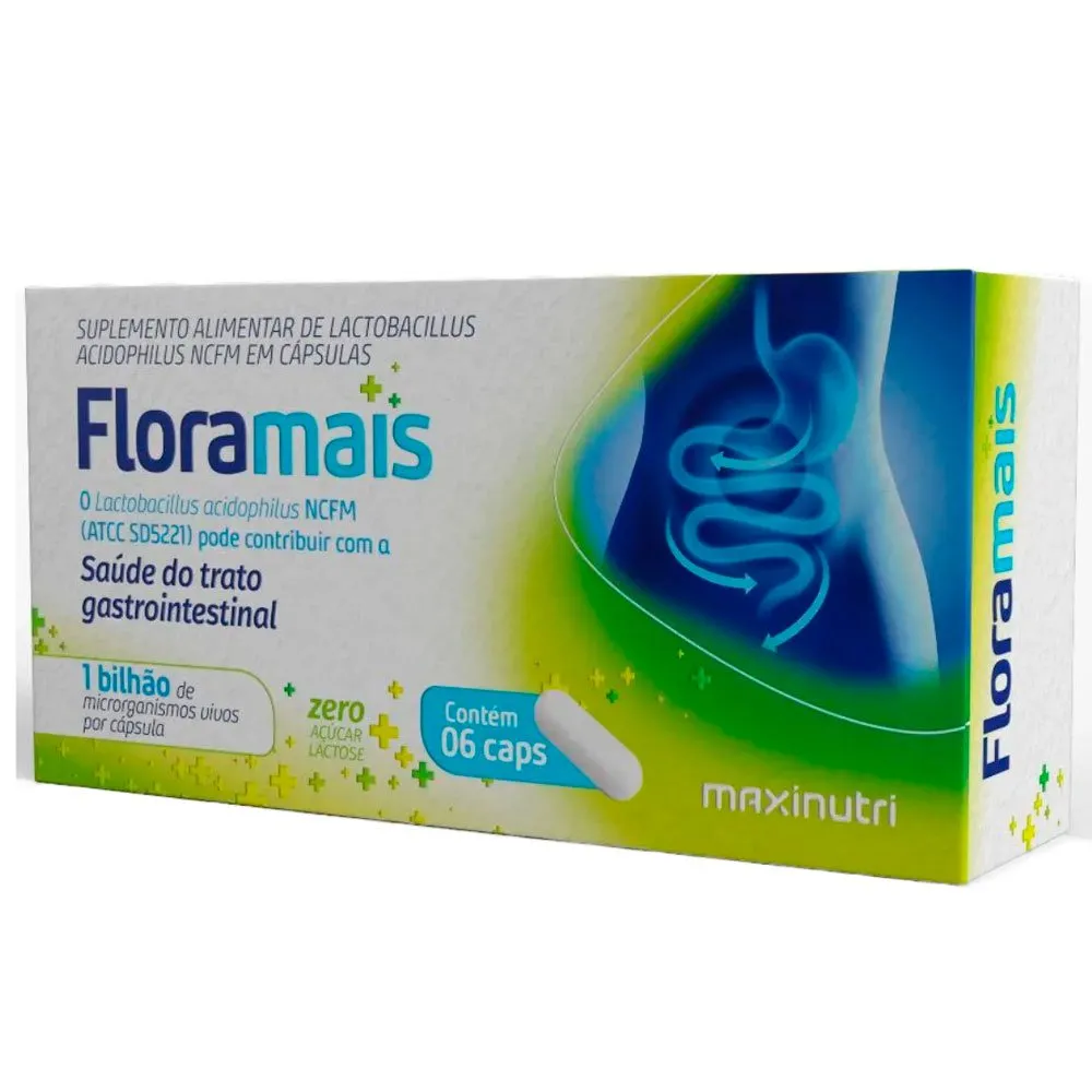 Floramais 1 Bilhão 6 Cápsulas Maxinutri