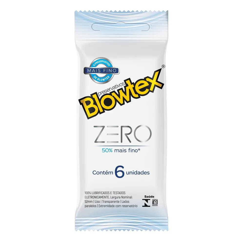 Preservativos Blowtex Zero 6 Unidades
