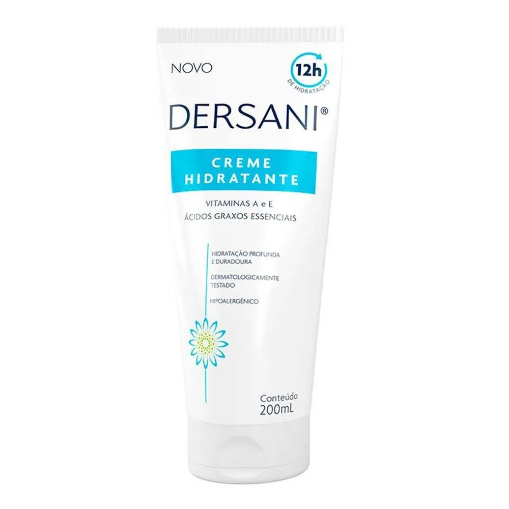 Creme Hidratante Dersani Vitamina A e E 200ml