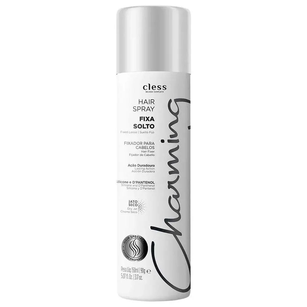 Spray Fixador de Cabelos Charming Hair Normal Fixa Solto 150ml
