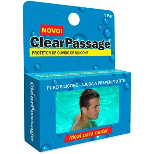Protetor de Ouvido ClearPassage Silicone Adulto