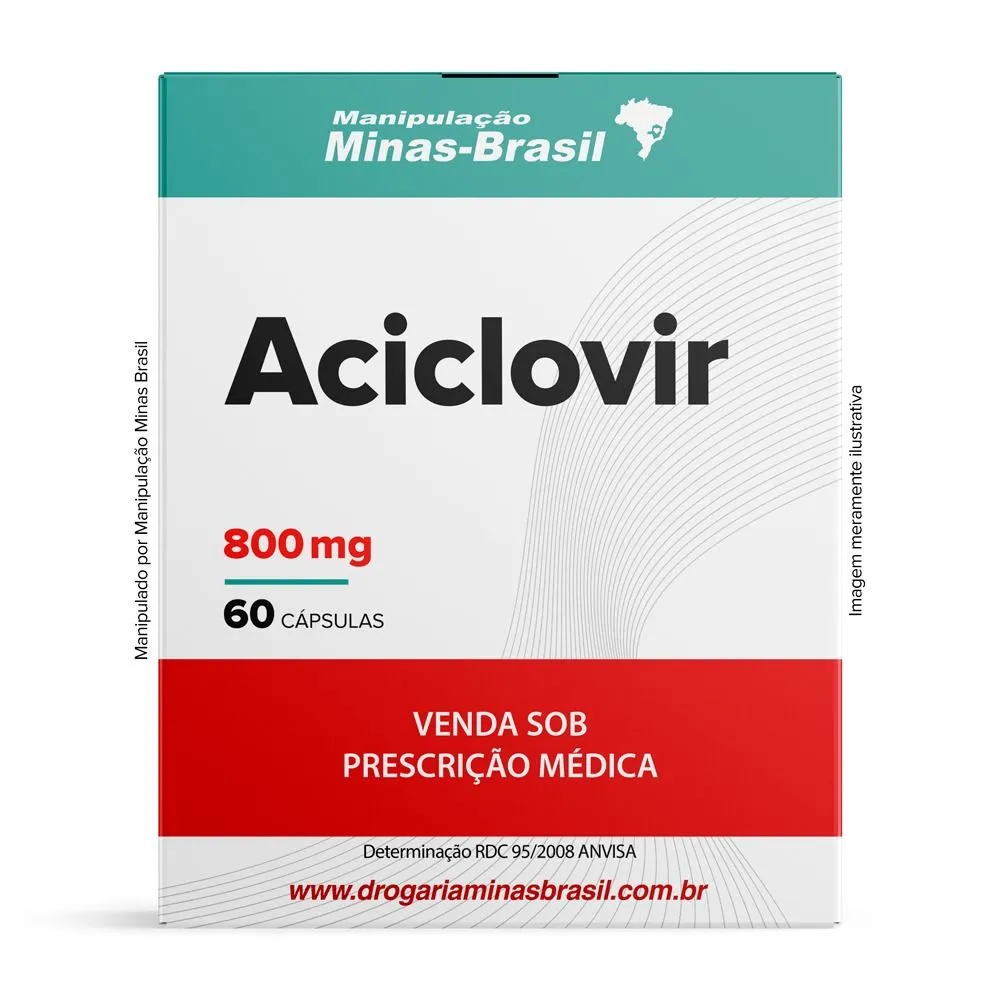 Aciclovir 800Mg - 60 Cápsulas