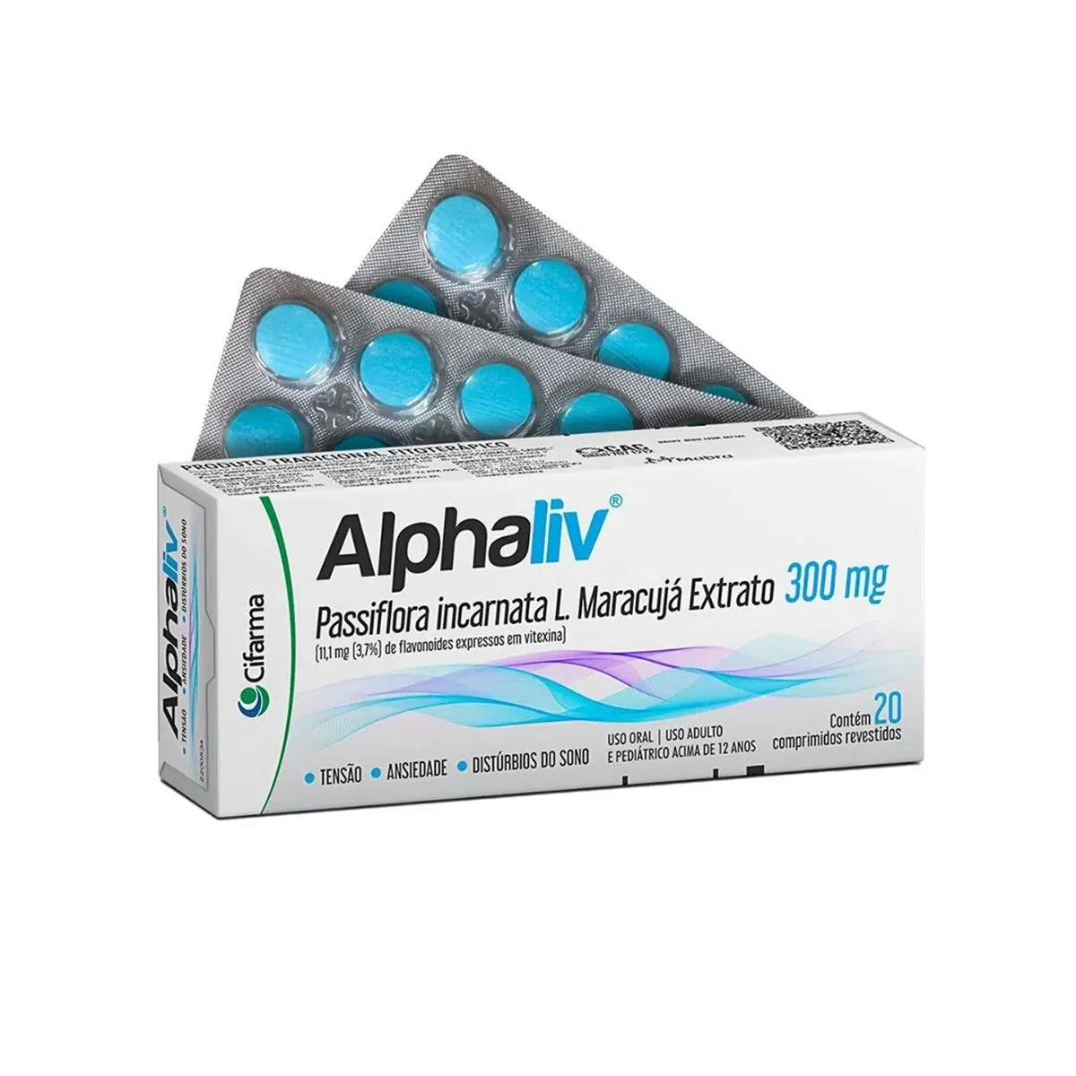 Alphaliv 300mg Com 20 Comprimidos