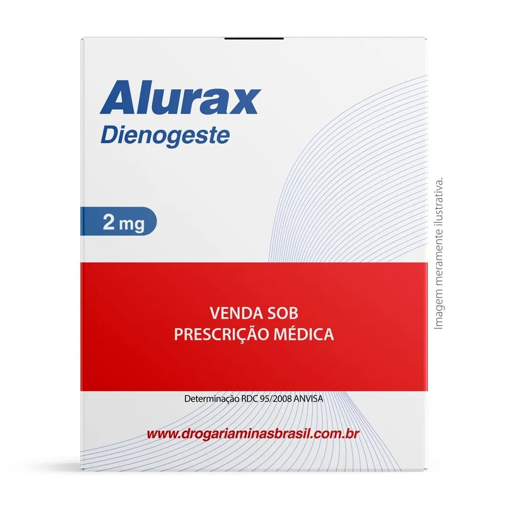 Alurax 2mg com 90 Comprimidos Revestidos Momenta