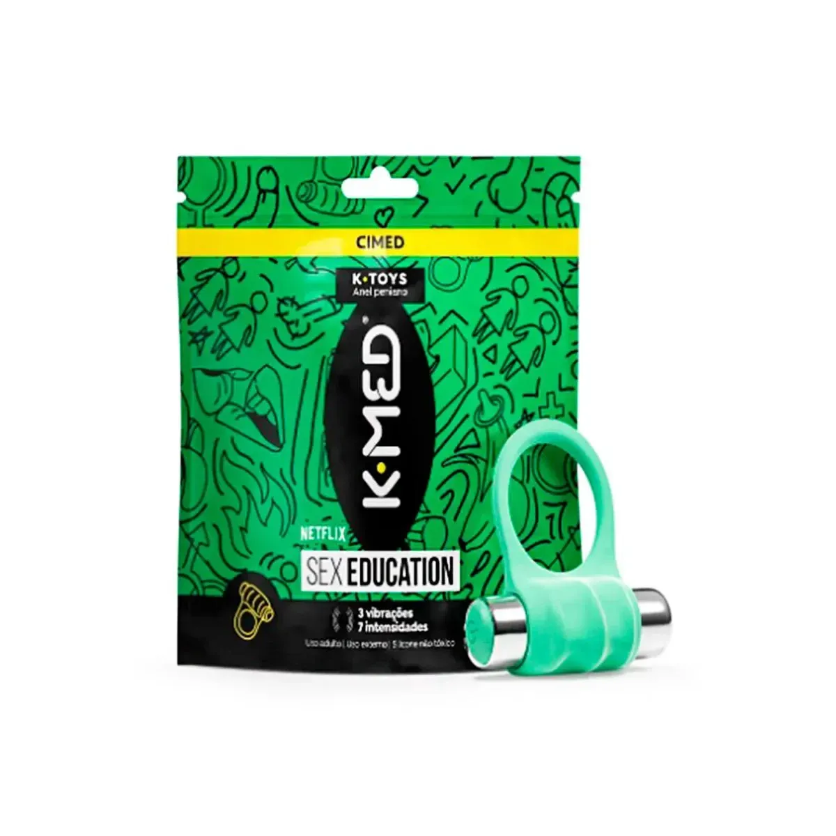 Anel Peniano K-Med K-Toys Sex Education Verde