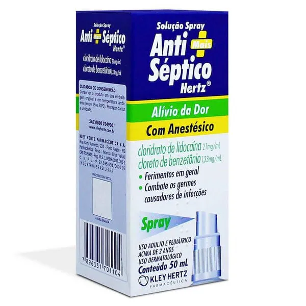 Anti+Séptico Hertz Spray 50ml
