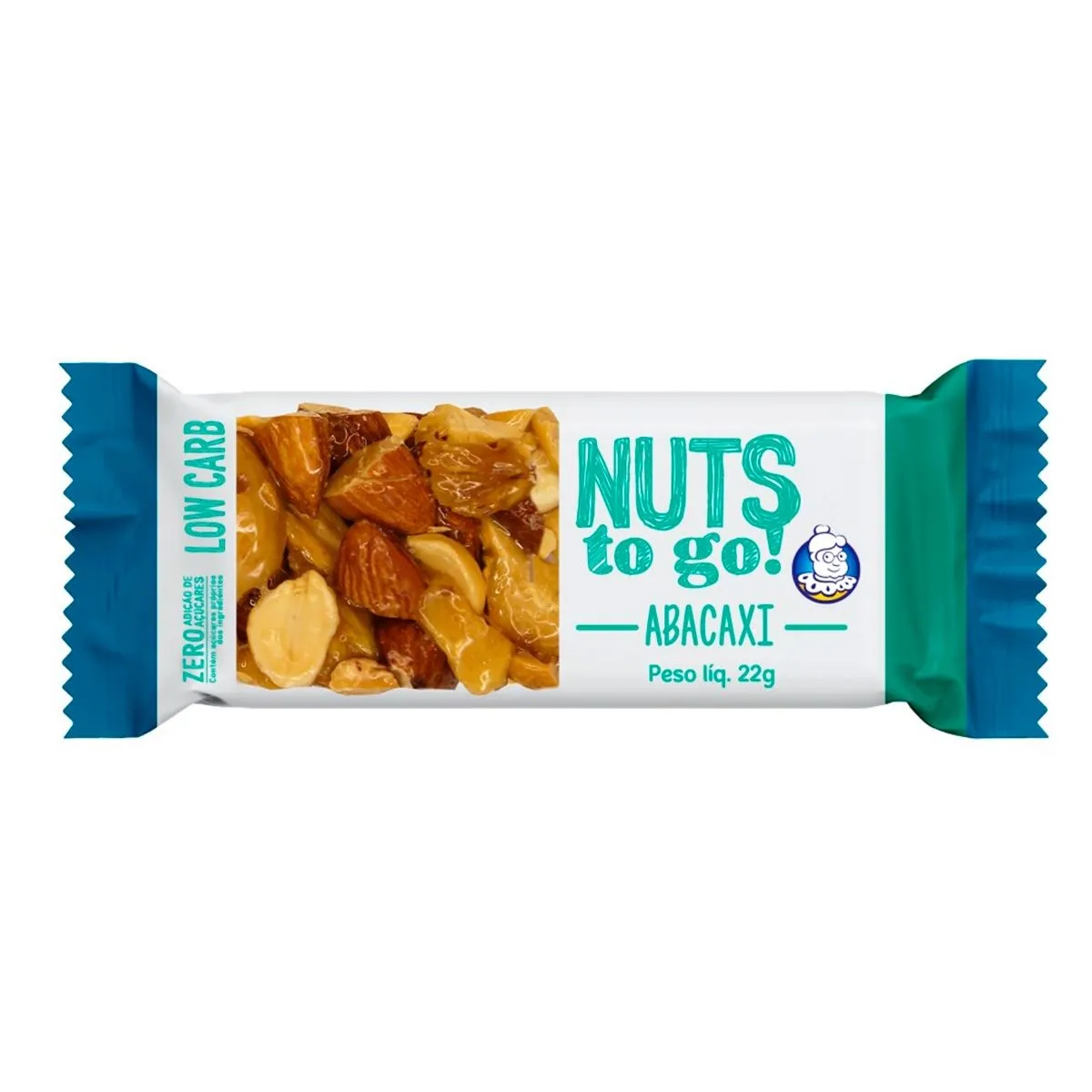 Barra De Cereal Nuts e Abacaxi 22g Tia Sônia