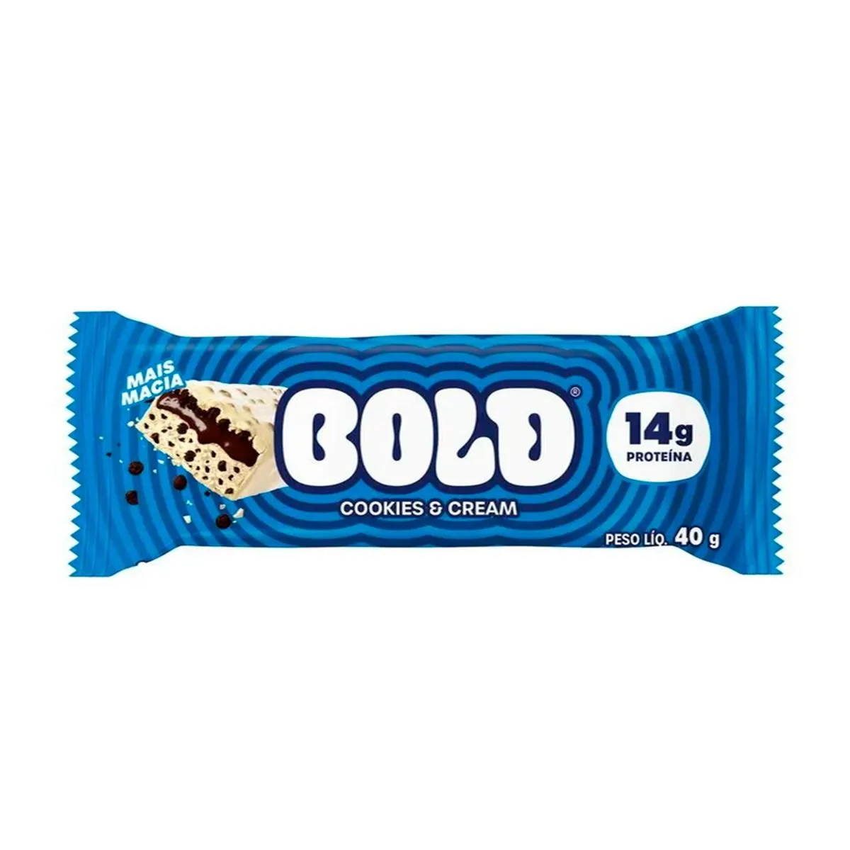 Barra de Proteína Bold Cookies e Cream 40g