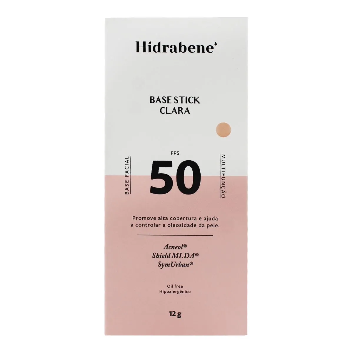 Base Facial Multifunção Stick Clara FPS 50 12g Hidrabene