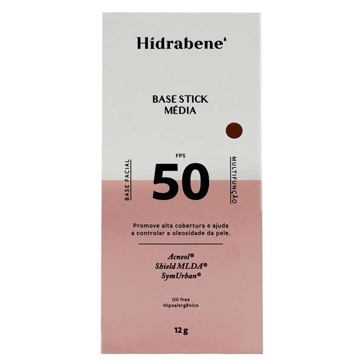 Base Facial Multifunção Stick Média Fps 50 12G Hidrabene
