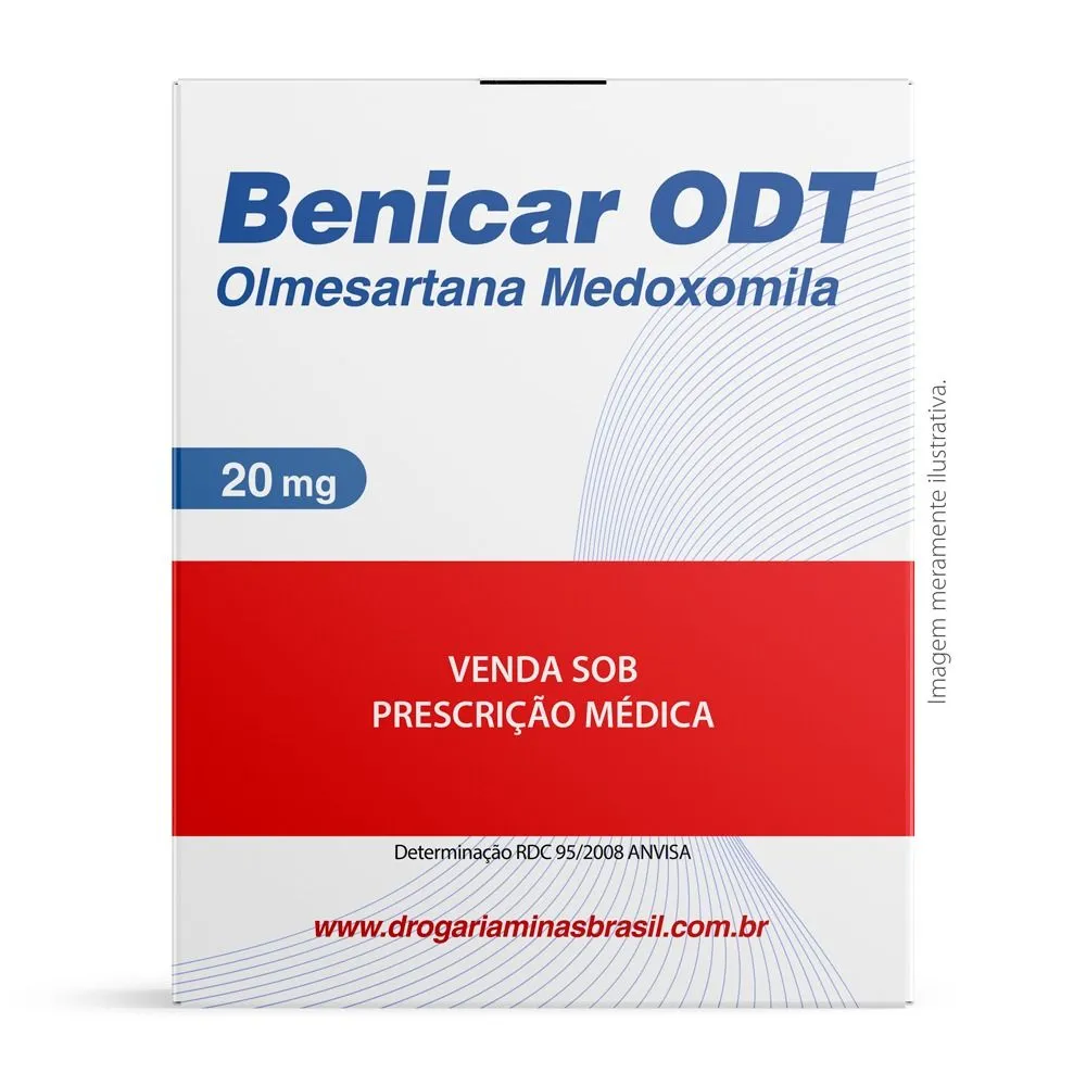 Benicar Odt 20mg Com 30 Comprimidos Orodispoersiveis Daiichi Sankyo