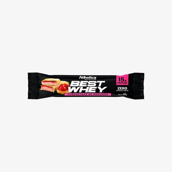 Best Whey Bar Cheesecake de Morango 15g