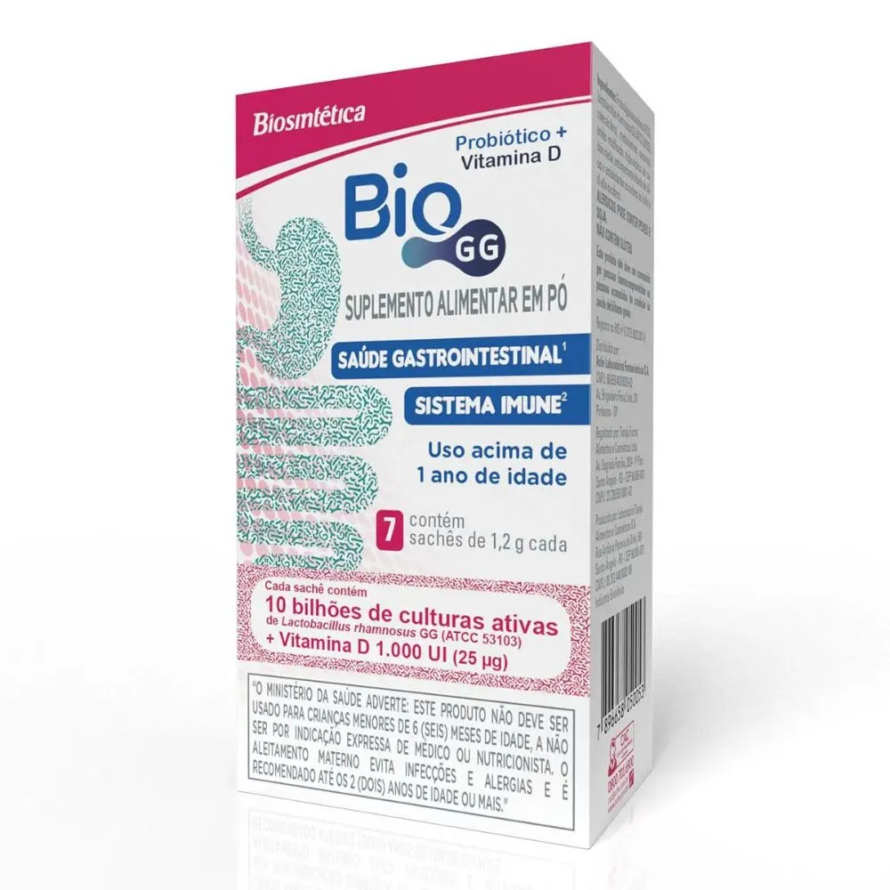 Bio Gg 10 Bi + 1000 Ui 7 Sachês Biosintética