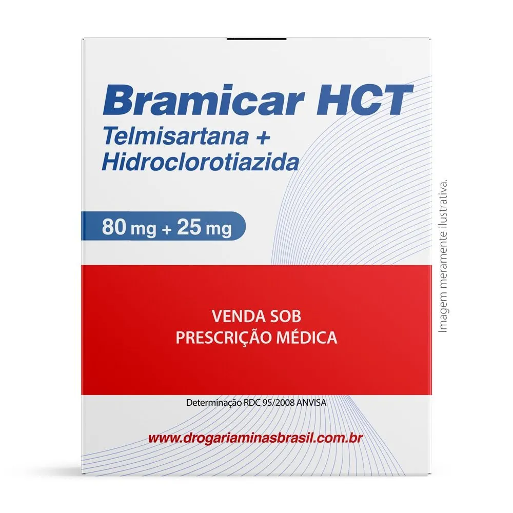 Bramicar Hct 80mg + 25mg 30 Comprimidos Ems