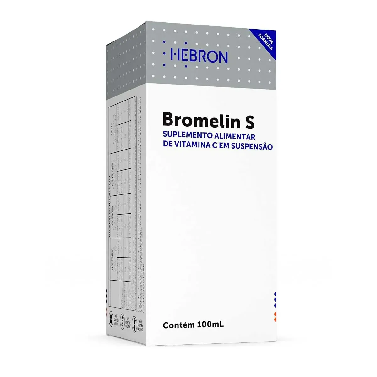 Bromelin Suspensão 100ml Hebron