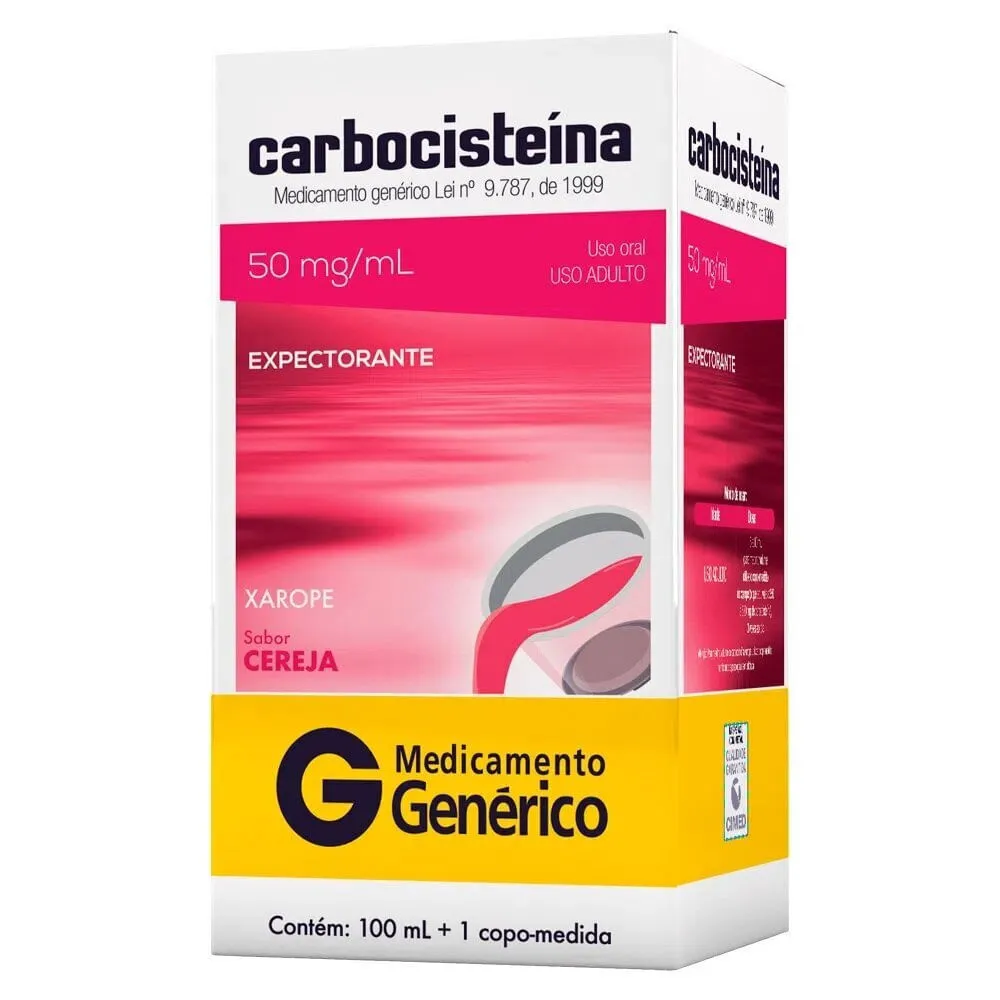 Carbocisteína 100ml adulto Genérico Cimed