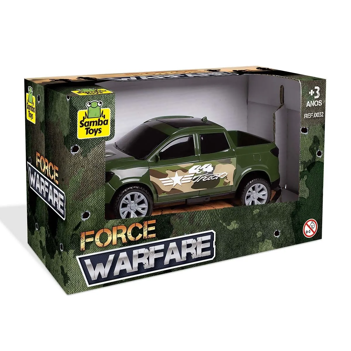 Carrinho de Brinquedo Pick Up Force Warfare Samba Toys
