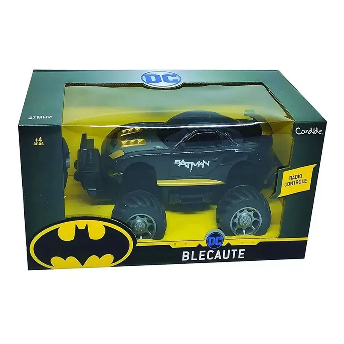 Carrinho de Controle Remoto Blecaute Batman Candide