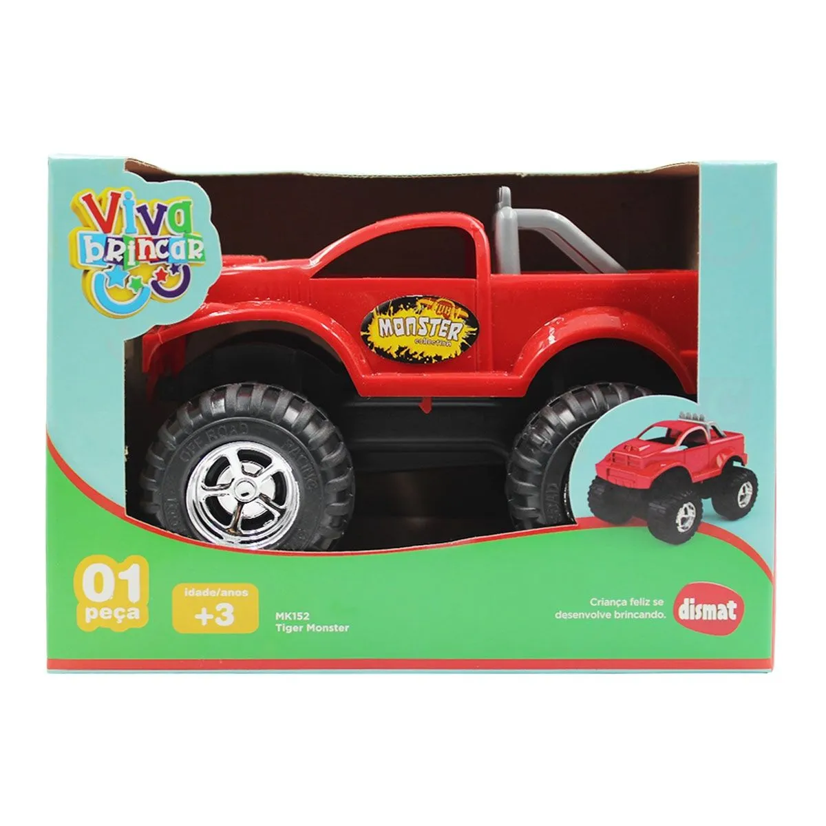 Carrinho Tiger Monster Collection Mk152 Sortido Dismat