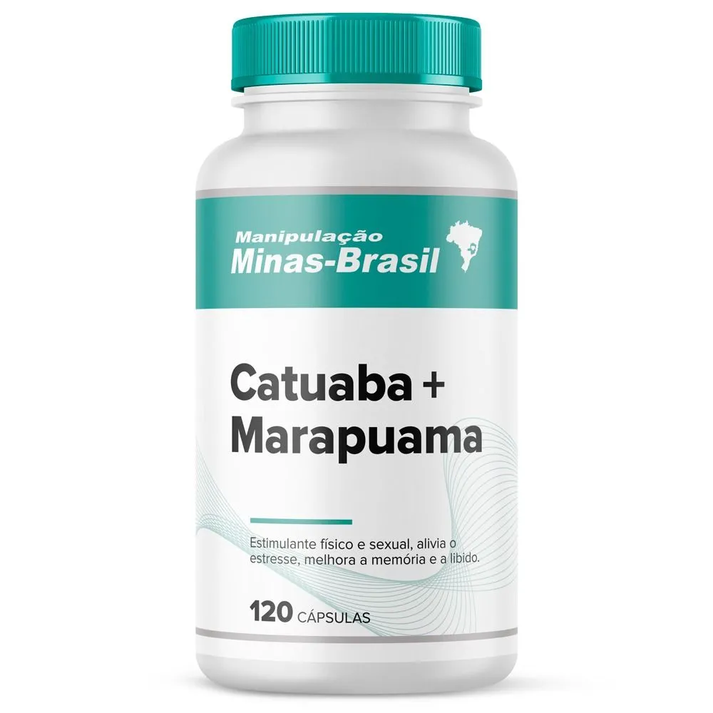 Catuaba 250Mg Marapuama 250 Mg -120 Cápsulas